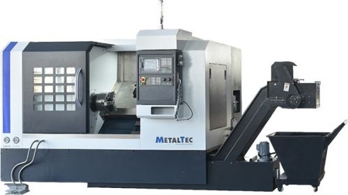 Станок токарный с ЧПУ METALTEC ТС 55х750 (Пром/12-ти поз.револьверная голова/стружечный конвейер/деталеуловитель/измерение и привязка инструмента), артикул МК 352925 изображение