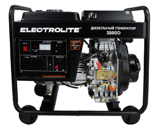 Генератор дизельный ELECTROLITE 3500D изображение