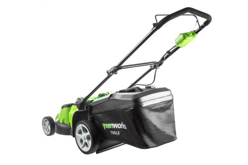 Газонокосилка аккумуляторная GREENWORKS G40LM49DB, TwinForce, 40V, 49 см, без АКБ и ЗУ, артикул 2500207 изображение