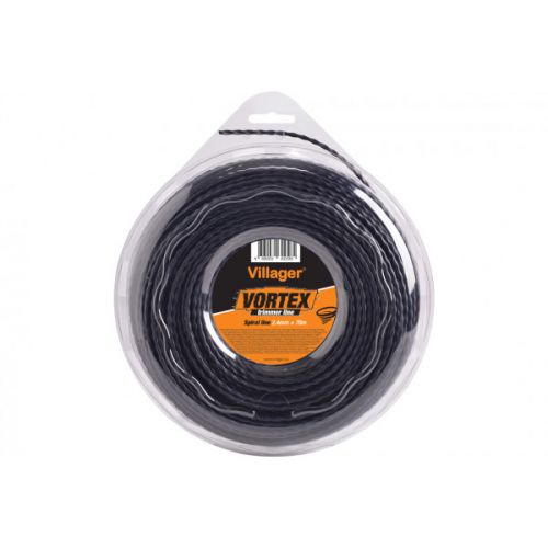 Леска для триммера VILLAGER VORTEX 2.4mm X 15m, артикул 038182 изображение
