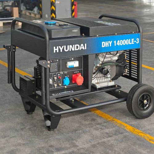 Генератор дизельный 11 кВт HYUNDAI DHY 14000LE-3 изображение