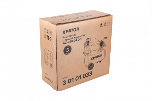 Компрессор с прямой передачей КРАТОН AC-260-24-DD, артикул 3 01 01 033 изображение