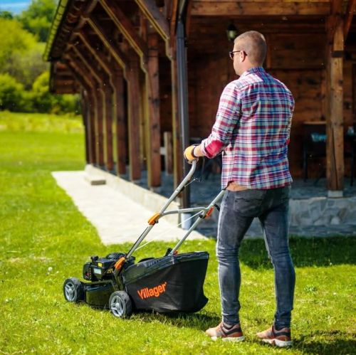 Газонокосилка бензиновая VILLAGER FALCON 4010 B, ширина 46 см, артикул 062629 изображение