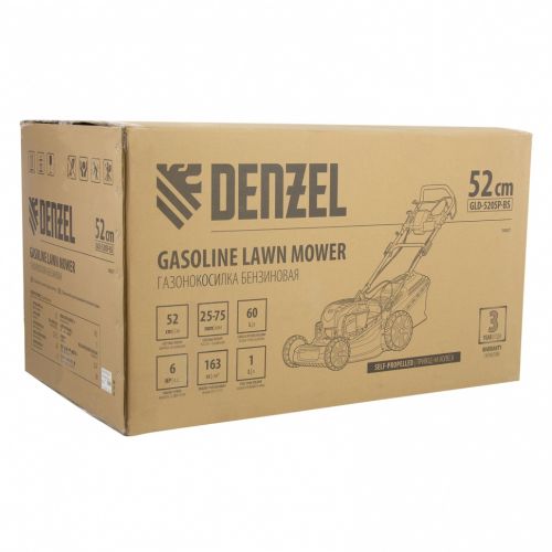Газонокосилка бензиновая DENZEL GLD-520SP-BS, двигатель Briggs Stratton, артикул 58807 изображение