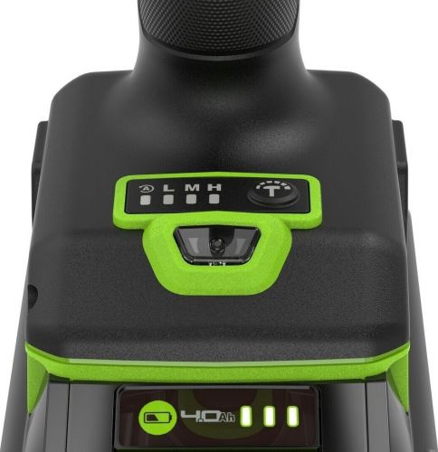 Гайковерт ударный аккумуляторный GREENWORKS IW5500, 24V, б/щет, 1/2'', 500Нм, 3 режима, 1х4Ач, ЗУ, кор, артикул 3805007CUB изображение