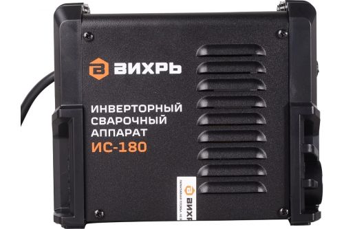 Аппарат сварочный инверторный ВИХРЬ ИС-180, артикул 65/50 изображение