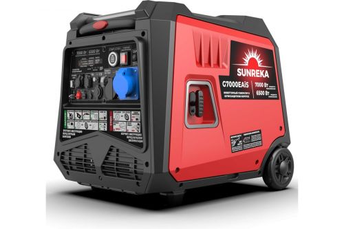 Бензогенератор инверторный 7 кВт SUNREKA G7000EAiS, артикул 211038 изображение