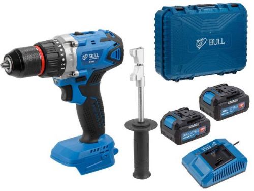 Дрель-шуруповерт аккумуляторная бесщеточная BULL SR 1803, артикул 1329602 изображение